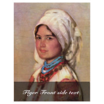 Peasant Woman From Muscel By Grigorescu Nicolae Flyer