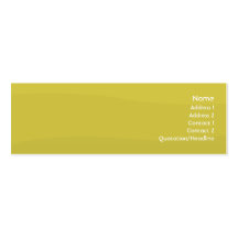 Peawave - Skinny Business Cards