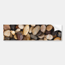 Pebbles Background Bumper Sticker