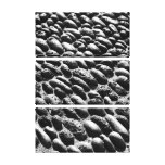 Pebbles pavement canvas prints