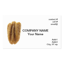 pecan half business cards