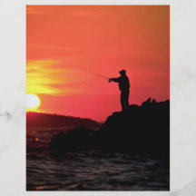 Pêchant au coucher du soleil, tête de Hockamok, îl Tract