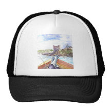 "Pêchant chapeau outre de Polruan" Casquettes De Camionneur