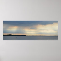 Pêche de Sunrays Poster