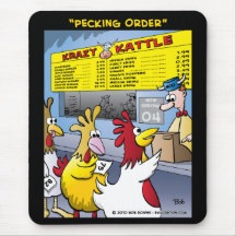 "Pecking Order" Mousepads