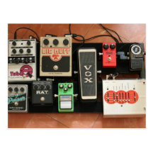 Pedal Board Postcard