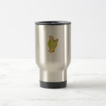 Pedal Harp Green Circle Behind Graphic Music Coffee Mug
