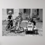 Pedal Power, 1930s Poster