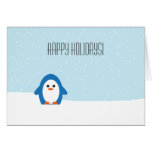 Peddler Penguin Holiday Card