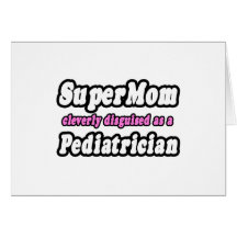 Pédiatre de SuperMom… Cartes De Vœux
