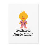 Pediatric Nurse Chick Postcard