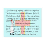 Pediatric Nurse  "Intubating the Parent" Postcard