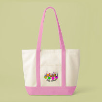 Pediatric Nurse Pink Tote Bag bags