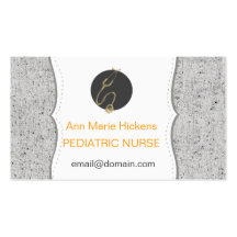 Pediatric Nurse Stitches Business Cards