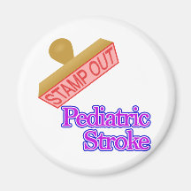 Pediatric Stroke Refrigerator Magnets