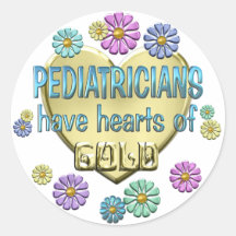 Pediatrician Appreciation Round Sticker