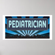 Pediatrician Marquee Poster