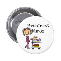 Pediatrics Nurse T-shirts and Gifts buttons
