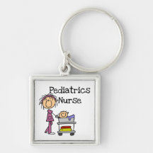 Pediatrics Nurse Tshirts and Gifts Keychain
