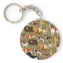 Pedigree Dog Wallpaper Key Chain