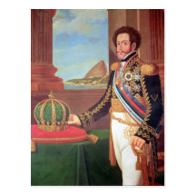 Pedro I  Emperor of Brazil, 1825 Post Cards