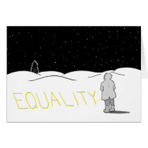 Pee the change you want to see: Equality cards