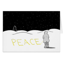 Pee the change you want to see: Peace cards