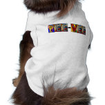PEE-WEE PERSONALIZED BIG LETTER PET-WARE FOR DOGS pet clothing