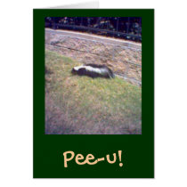 Pee-you! Greeting Card