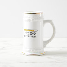 Peeing in progress baby t-shirt coffee mug