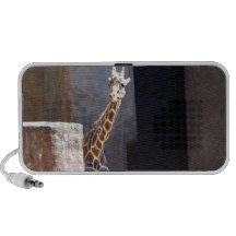 Peek-a-boo giraffe mp3 speakers