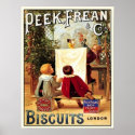 Peek Frean Cos. Biscuits London Vintage Ad posters