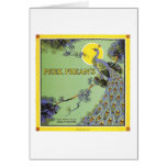Peek Frean's Peacock Ad Greeting Card