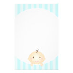 Peekaboo - Prevent Mommy Brain Blue Personalized Stationery