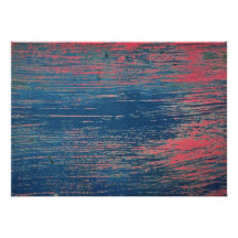 Peeling brush-stroked paint custom invites