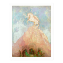 Pegasus blanc, c.1908 (huile sur la toile) carte postale