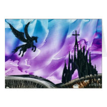 Pegasus over Ruins Cards