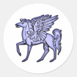 Pegasus Runder Sticker