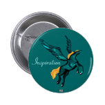 Pegasus (Turquoise) Button buttons