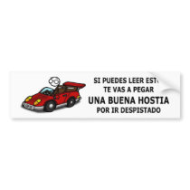 Pegatina de coche - si puedes leer esto... pegatina de parachoque