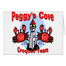 Peggy's Cove Croquet Team Card