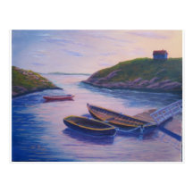 Peggy's Cove Dingies Postcards
