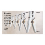 Pegs Business Card Templates