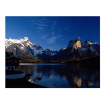 Pehoe Lake, Torres del Paine National Park, Chile Post Card