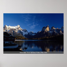 Pehoe Lake, Torres del Paine National Park, Chile Print