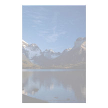 Pehoe Lake, Torres del Paine National Park, Chile Customized Stationery