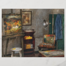 Peintre - le studio d'artistes prospectus en couleur