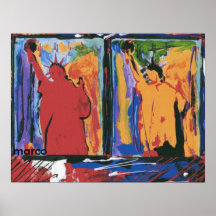 Peinture acrylique signée par original maximum de  posters