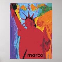 Peinture acrylique signée par original maximum de  posters