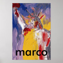 Peinture acrylique signée par original maximum de  affiches